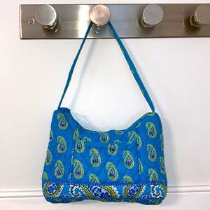 Vera Bradley Shoulder Bag in Retired Bermuda Blue (Spring 2005 Collection)